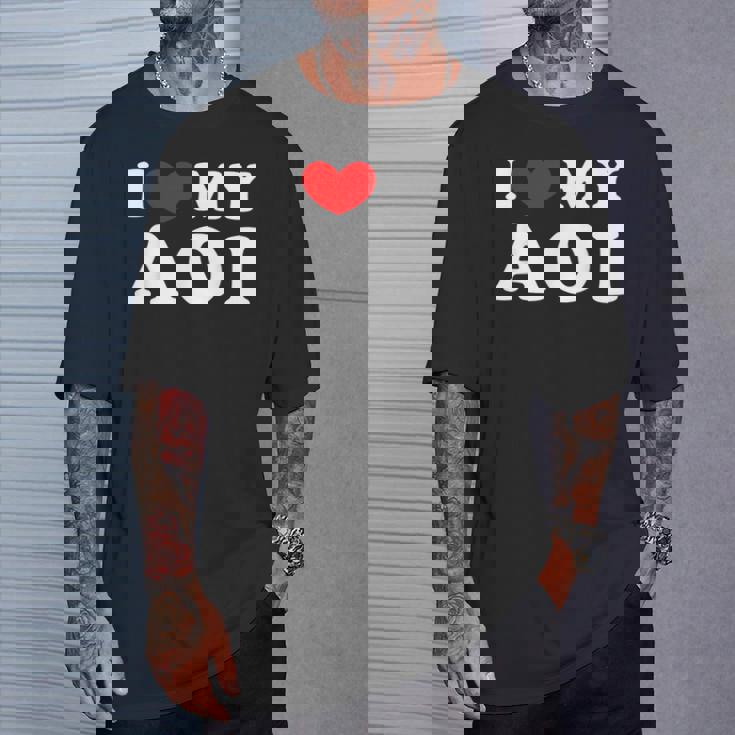 I Love My Aoi 私のあおいが大好き、私のあおいが好き Tシャツ 彼への贈り物