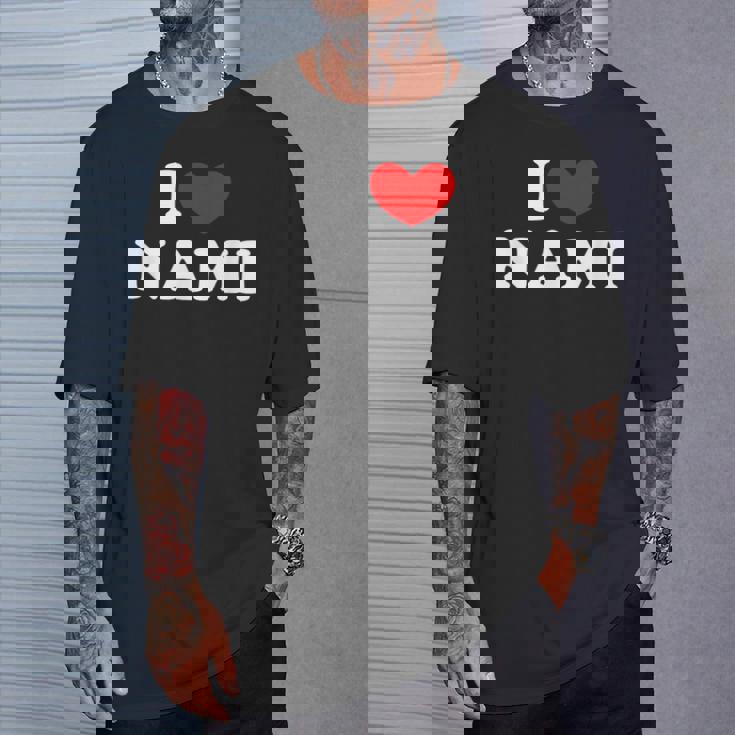 I Love Nami 私は愛する Nami Tシャツ 彼への贈り物