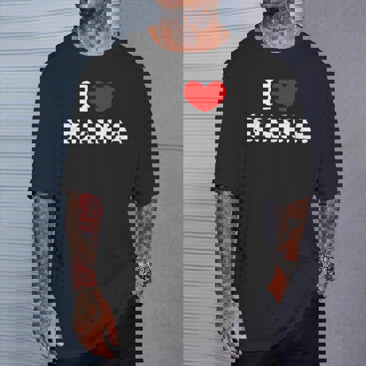 I Love Nana 私は愛する Nana Tシャツ 彼への贈り物