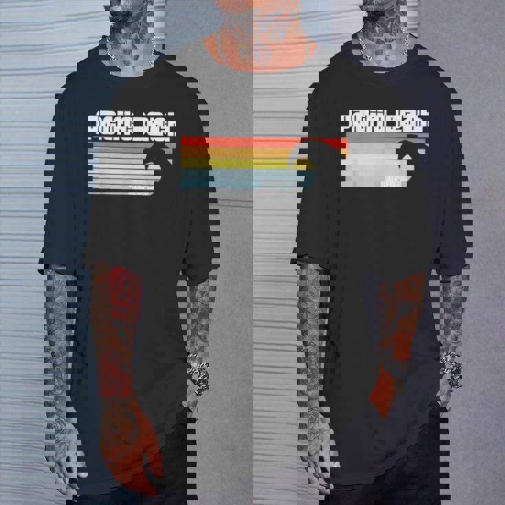 I Love Pacific Beach California Ca パシフィックオーシャンウェーブ Tシャツ 彼への贈り物