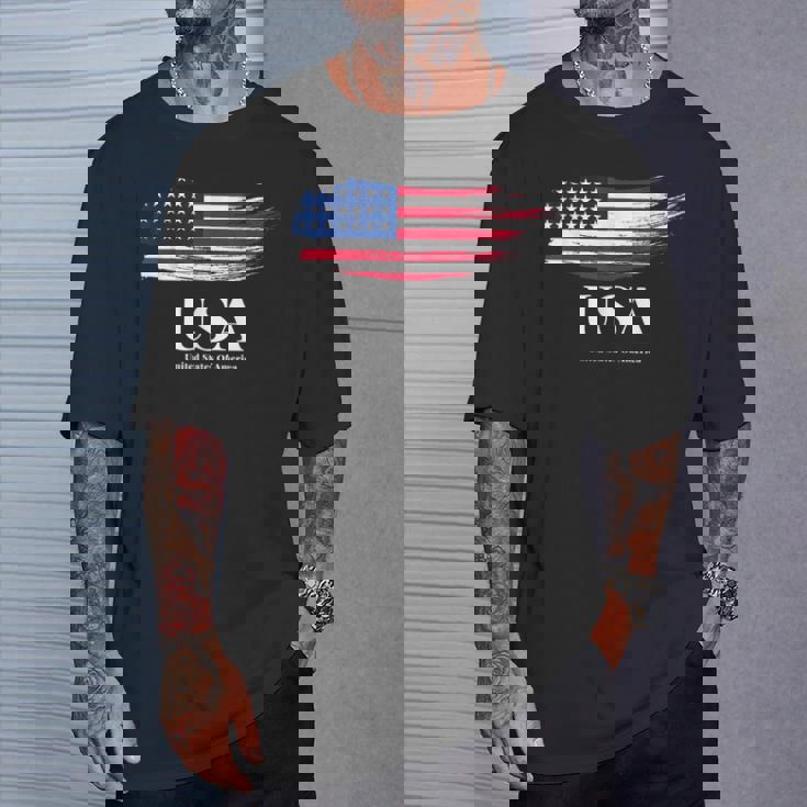 I Love Usa Cool Unitedtates Of America FlagUsa Tシャツ 彼への贈り物