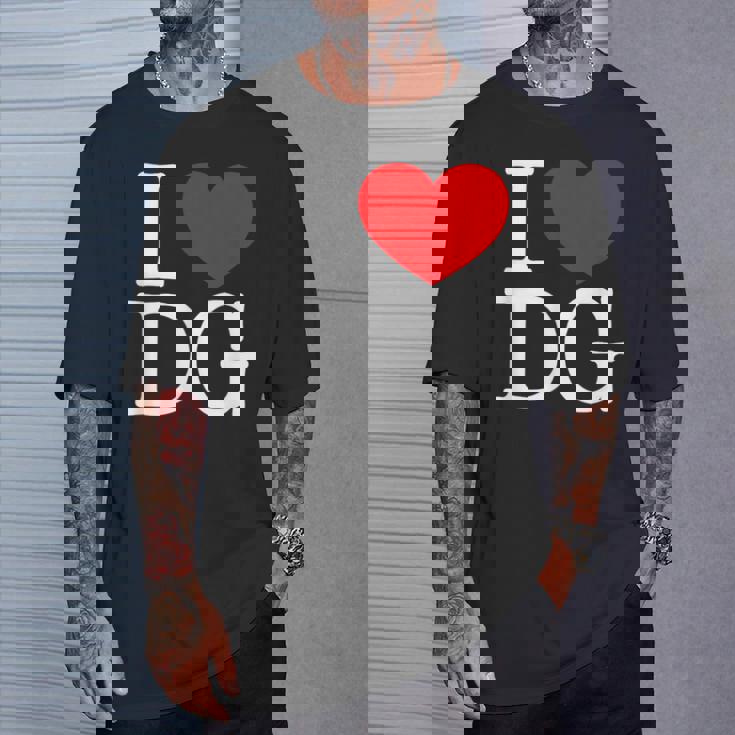 I Love ハート Dg Tシャツ 彼への贈り物