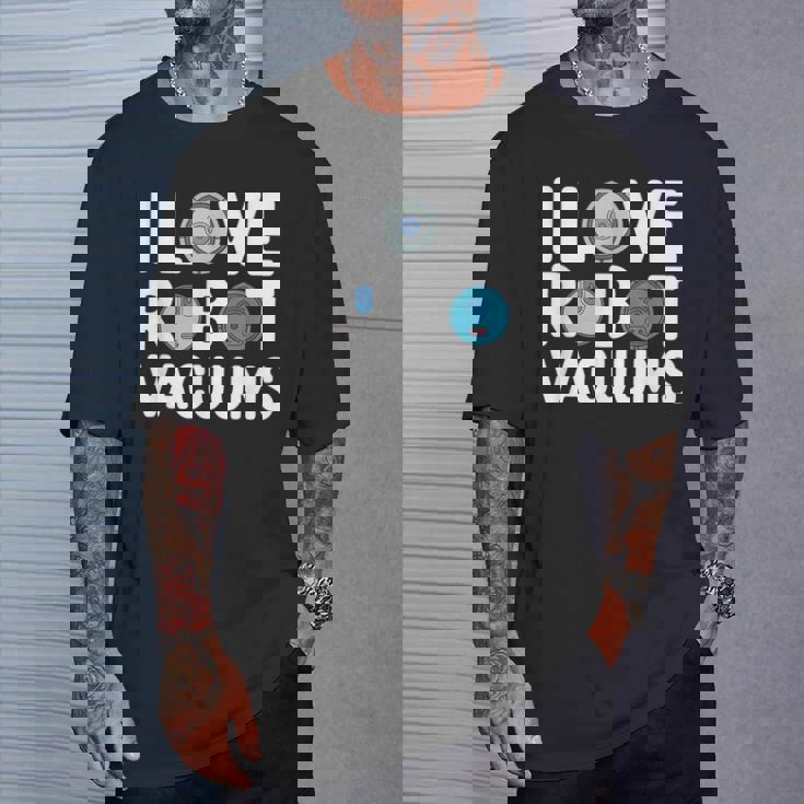 I Love ロボット掃除機 ロボット・フーバー ロボット・フーバー Tシャツ 彼への贈り物