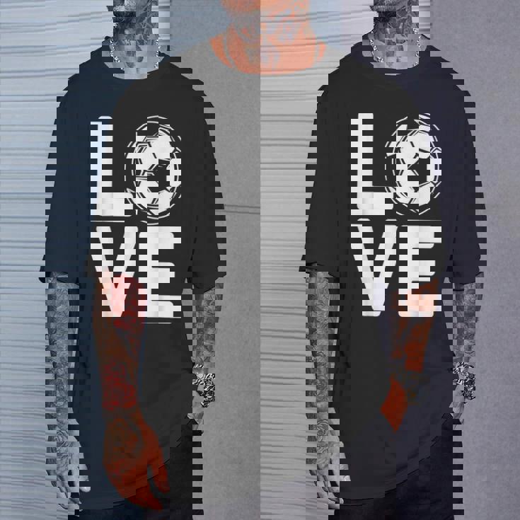 Loveoocer 愛を言うサッカー Tシャツ 彼への贈り物