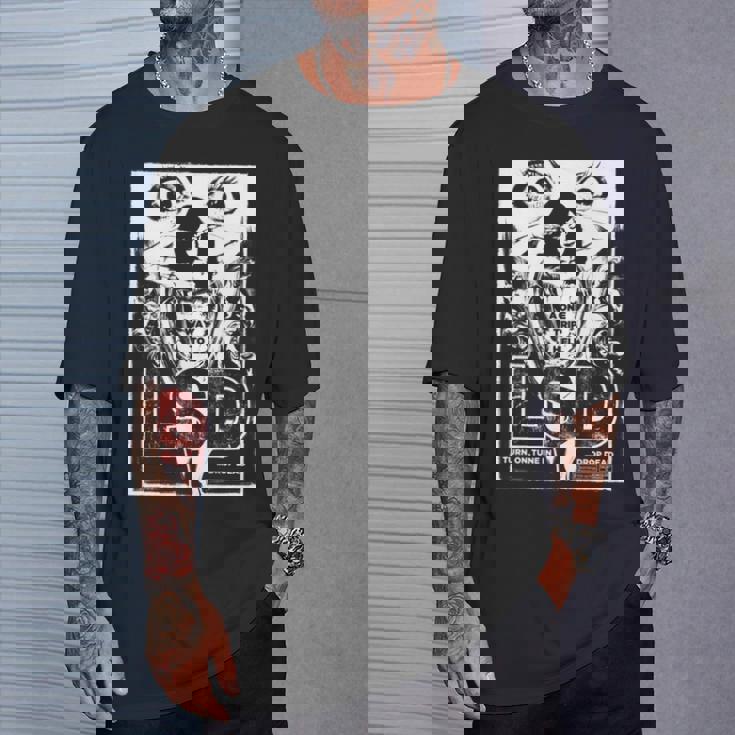 Lsd ヒステリア – レトログラインドハウスb-ムービーアート 長袖tシャツ Tシャツ 彼への贈り物