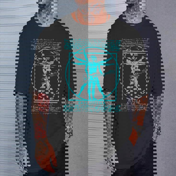 Manitruvian Guitarist ロックスター バスダヴィンチ Tシャツ 彼への贈り物