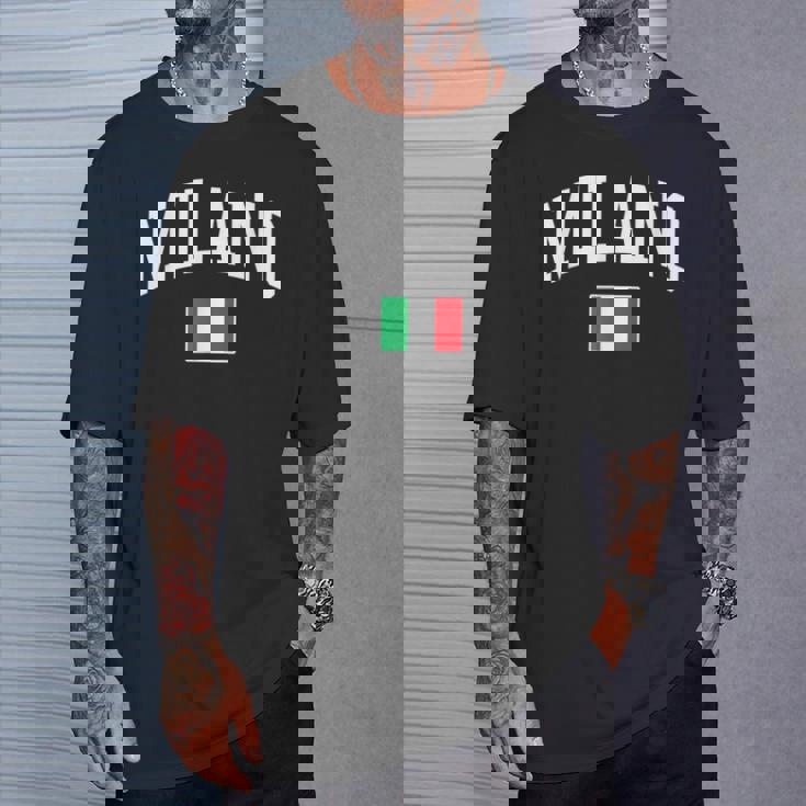 Milano Italia Flag Of Italy Classic Tシャツ 彼への贈り物