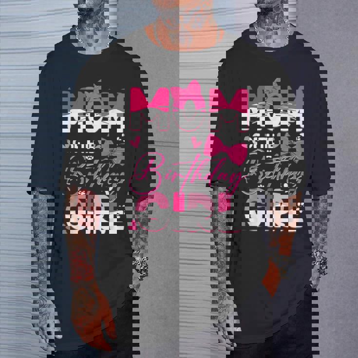 Mom Of The Birthday Girl Cat Kitty Family Matching T-Shirt Gifts for Him