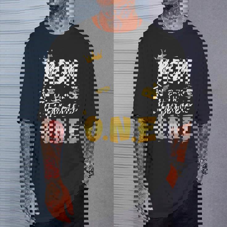 Mom Of The Notorious One Old School 1St Hip Hop Birthday T-Shirt Gifts for Him