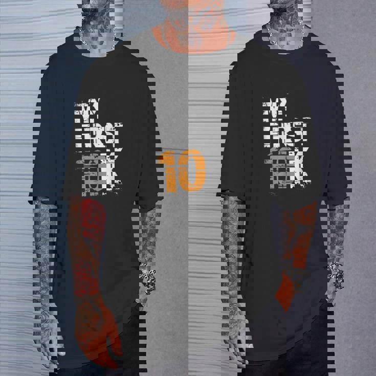 My First 10K 初心者達成マラソン Tシャツ 彼への贈り物