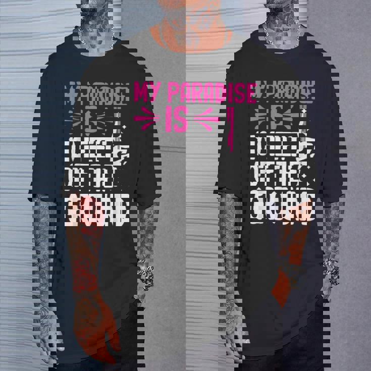 My Paradise Is 10 Feet Off The Ground 空中シルクエアリアリスト Tシャツ 彼への贈り物