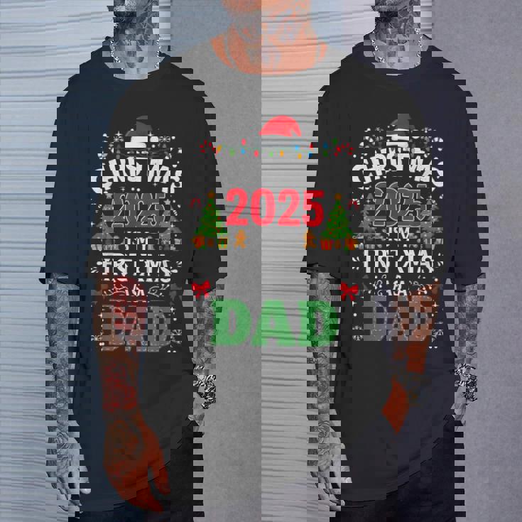 Natale 2025 Primo Natale Da Papà Nuovo Padreacanze Maglietta Regalos para él