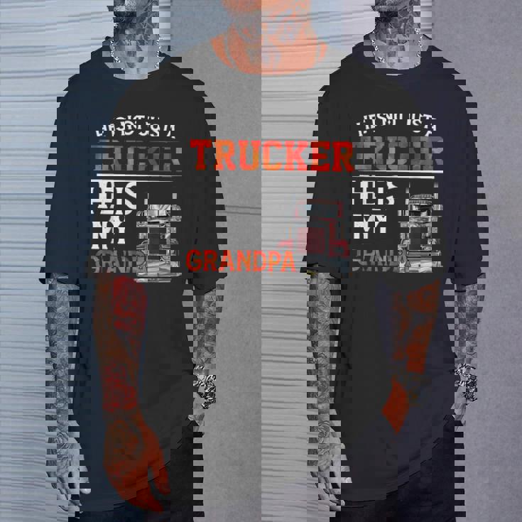 No Esolo Un Camionero Es Divertido El Día Del Padre De Mi Abuelo Camiseta unisex Regalos para él