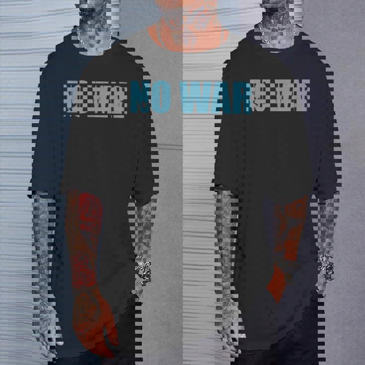 No War Peace No War No WarNo War Tシャツ 彼への贈り物