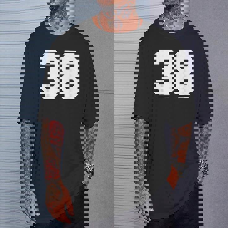 Number 38Ports Jersey Player 38 Fan Front Printarsity Tシャツ 彼への贈り物