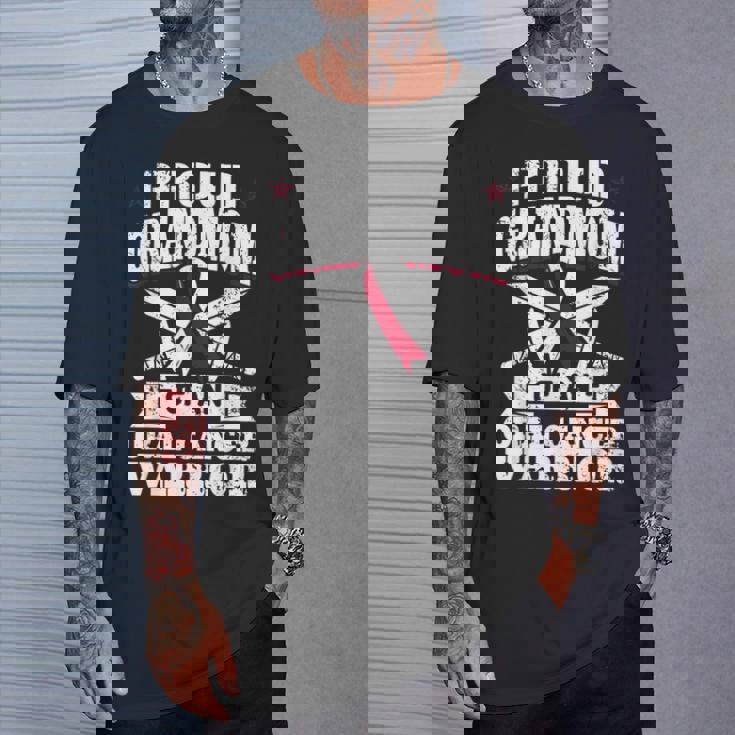 Oral Cancer Warrior Awareness リボン Proud Grandmom Of An Oral Cancer Warrior Tシャツ 彼への贈り物