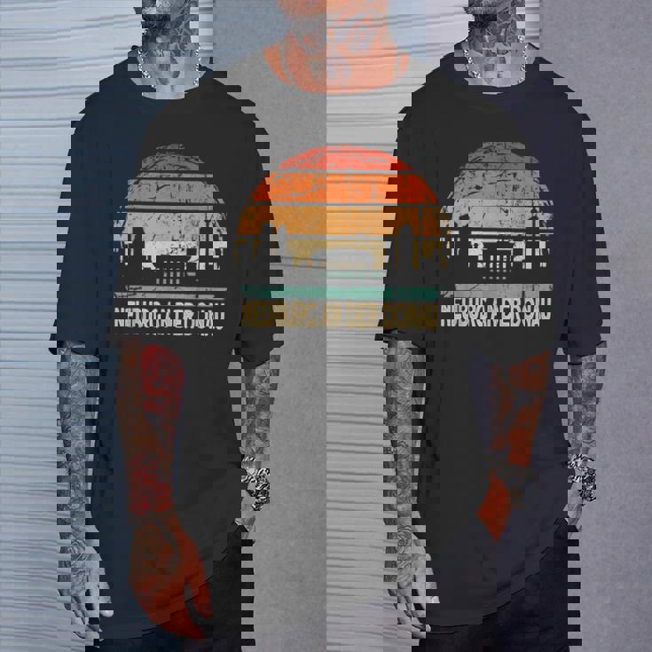 Panorama De Neubourg-Sur-Le-Danube T-Shirt Cadeaux pour lui