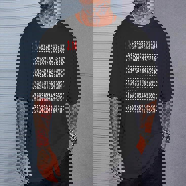 Pialor Exacto Divertido Profesor De Matemáticas 314 Nerd Hombres Es Niños Camiseta unisex Regalos para él