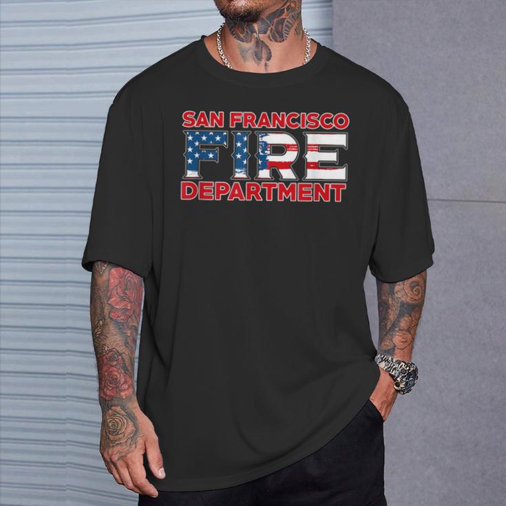 Pompiers Dean Francisco Californie T-Shirt Cadeaux pour lui