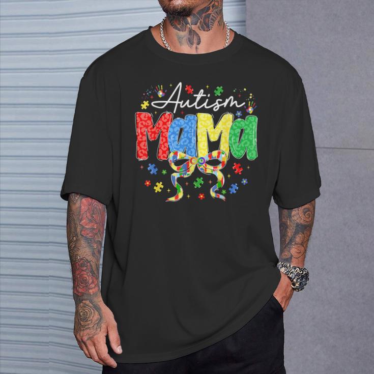 Proud Autism Mama Mom Awareness For Moms T-Shirt Gifts for Him
