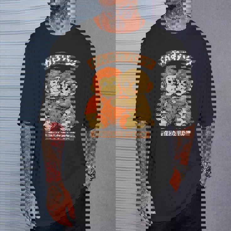 Punch Japanese Monkey Friendship Orangutan Punchkin Punch Tシャツ 彼への贈り物