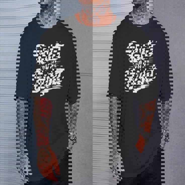 Risk It For The Brisket Bbqジョーク Tシャツ 彼への贈り物