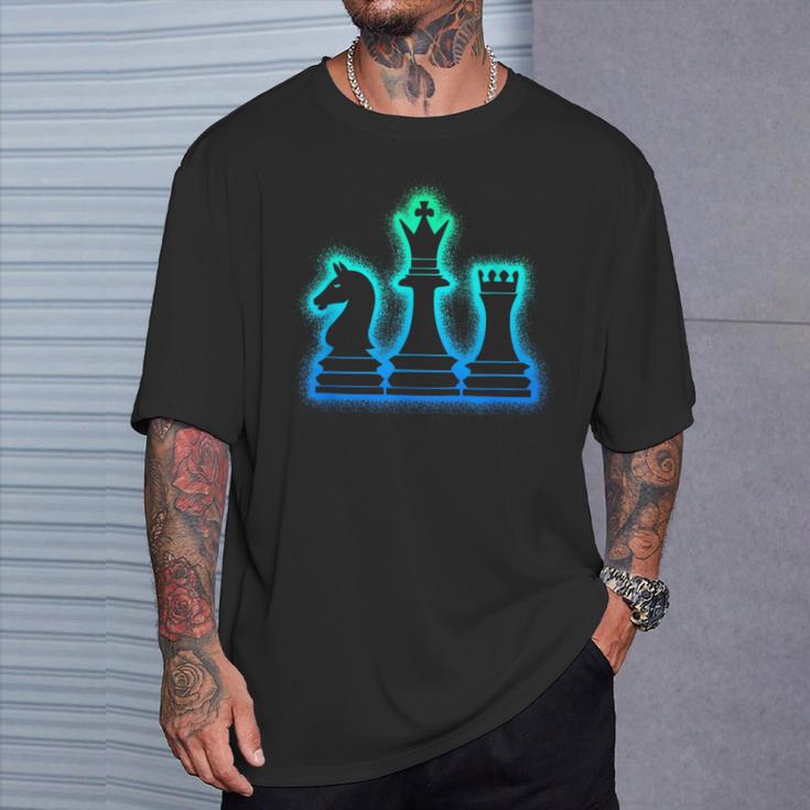 Schachfigurenchachspiel Kinder Herren Jungenchach T-Shirt Geschenke für Ihn