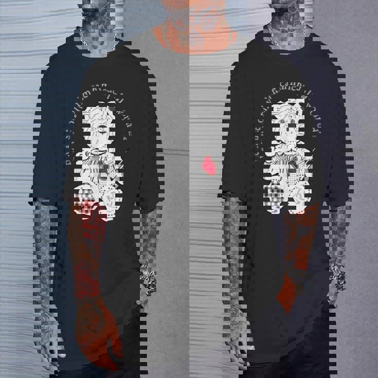 Scp-2295 The Bear With A Heart Of Patchworkcp Tシャツ 彼への贈り物