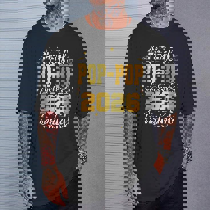 Senior 2026 Proud Pop-Pop Of A Class Of 2026 Graduate T-Shirt Gifts for Him