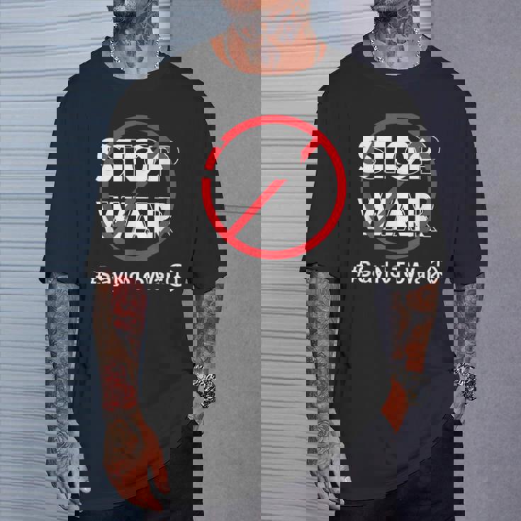 Stop Waray No To War Pleasetop Wars No War Tシャツ 彼への贈り物