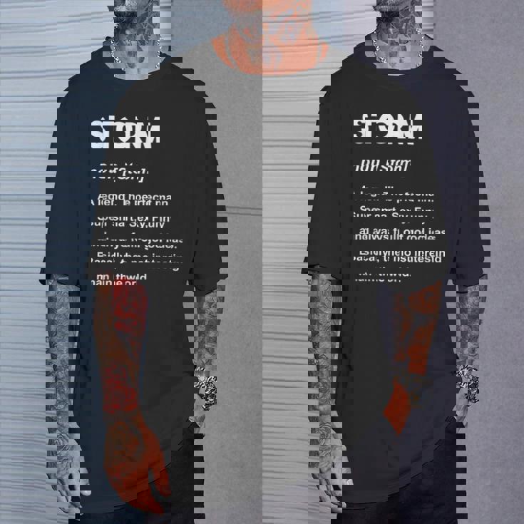 Storm ネームシャツ Tシャツ 彼への贈り物