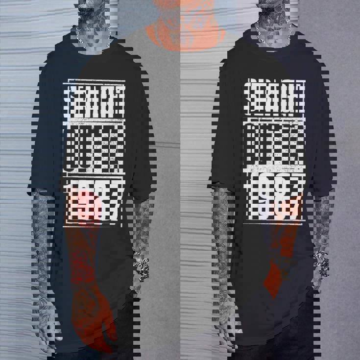 Straight Outta 1987 Womenintage 1987 Birth Of Birthday Tシャツ 彼への贈り物