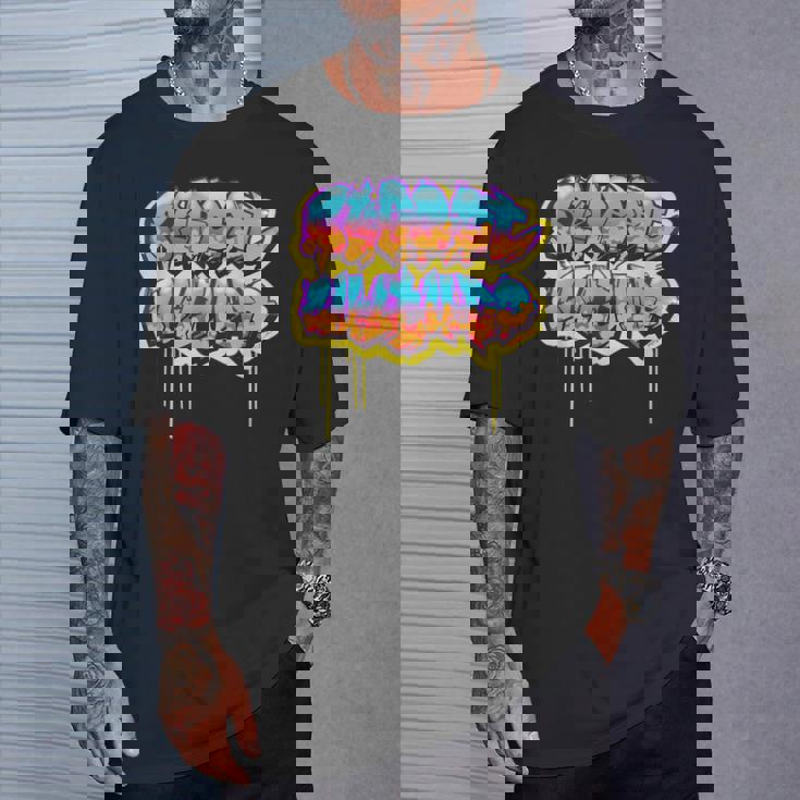 Street Culture グラフィティ・スタイルのアーバン・ストリートウェア Tシャツ 彼への贈り物