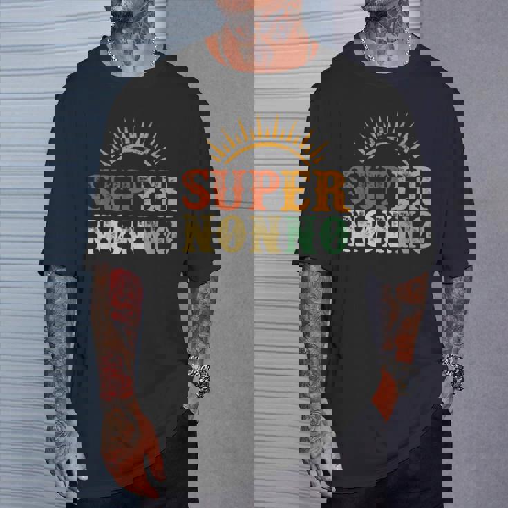 Super Nonno Retroupernonno Festa Del Papà Regalo Per Nonno Maglietta Regalos para él