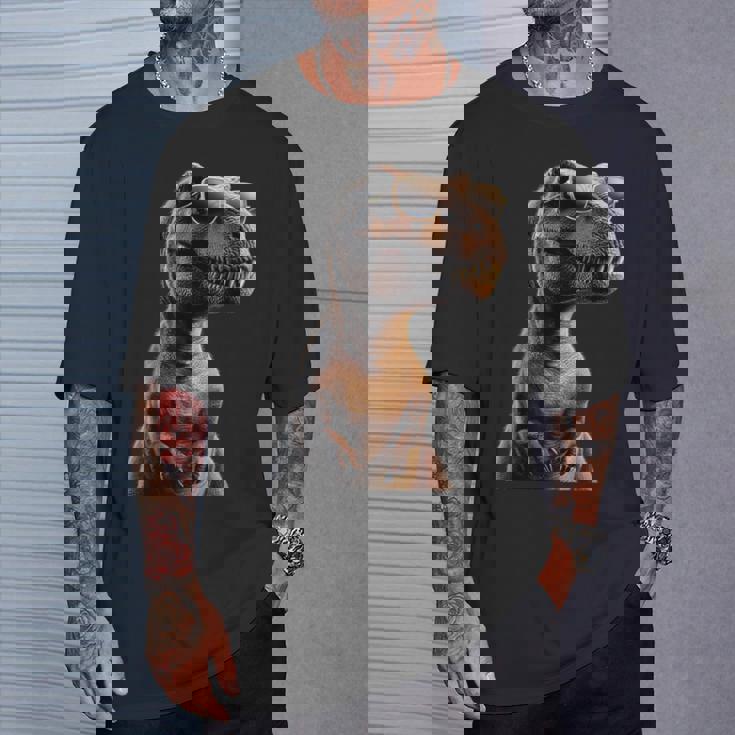 T-レックス ティラノサウルス・レックス 恐竜 恐竜大好き ディノ Tシャツ 彼への贈り物