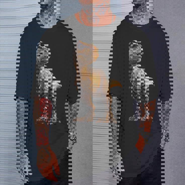 T-レックス ティラノサウルス・レックス 恐竜 恐竜大好き ディノ Tシャツ 彼への贈り物