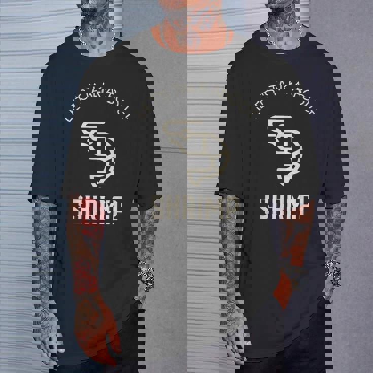 Lets Talk About Erinp おもしろエビ好き シーフードエビ Tシャツ 彼への贈り物