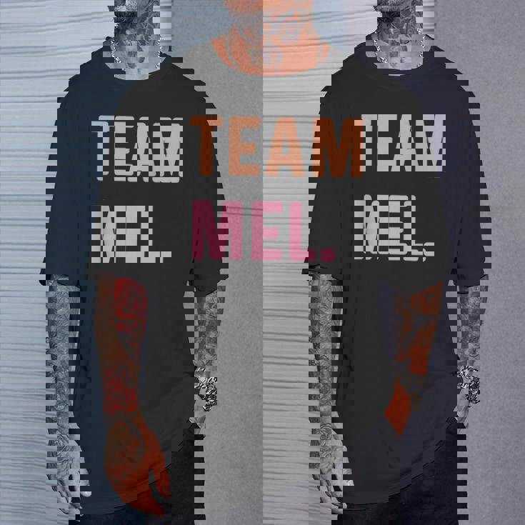 Team Mel 名前 Tシャツ 彼への贈り物