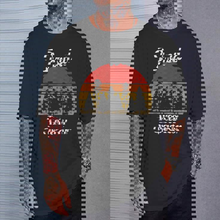 Tractor Operator Shirts Job Title Professions T-Shirt Gifts for Him