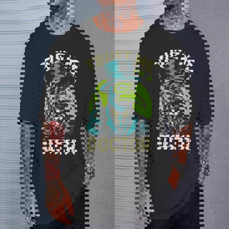 Trust Me I'm A Doctor Plague エモ スチームパンク ゴス ヒップスター Tシャツ 彼への贈り物