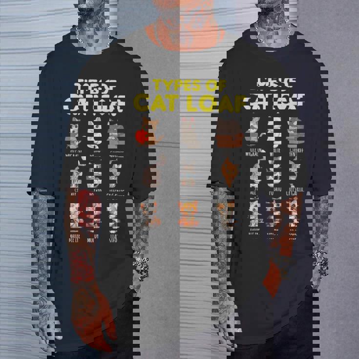 Types Of Cat Loaf Cute Kitten Kawaii Cats Cat Lover Tシャツ 彼への贈り物