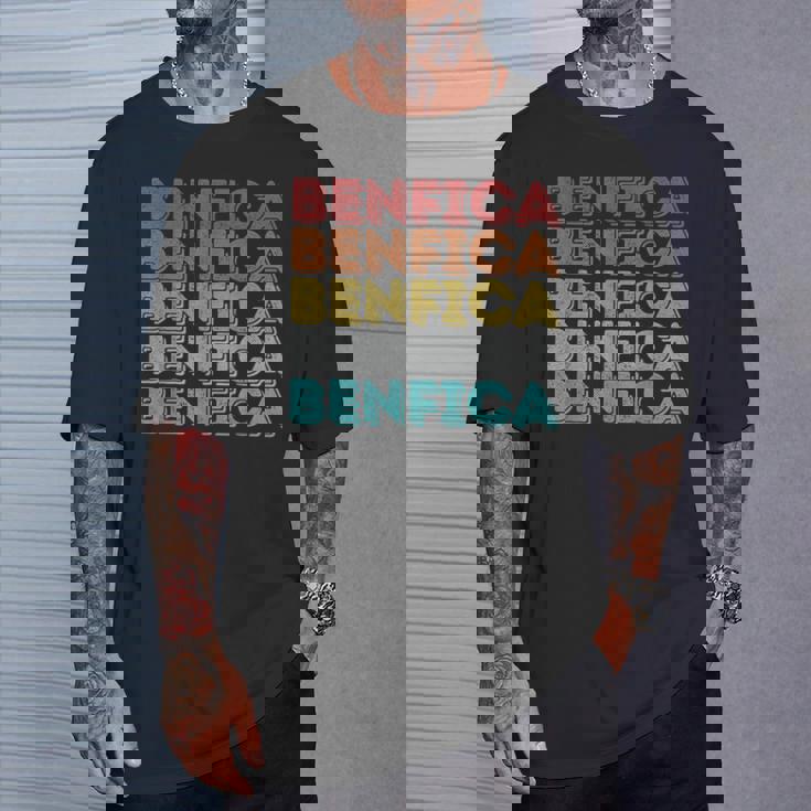 Vintage Retro Benfica Camiseta unisex Regalos para él