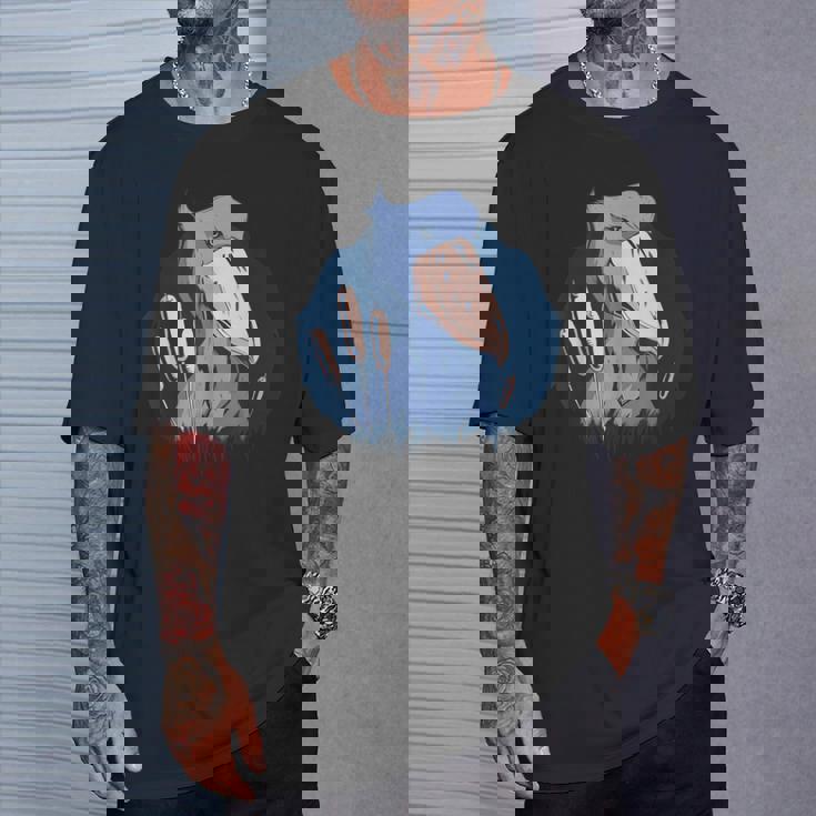 Vxl ハシビロコウ 鳥類 鳥類学者 ホエールビル 動物 Tシャツ 彼への贈り物