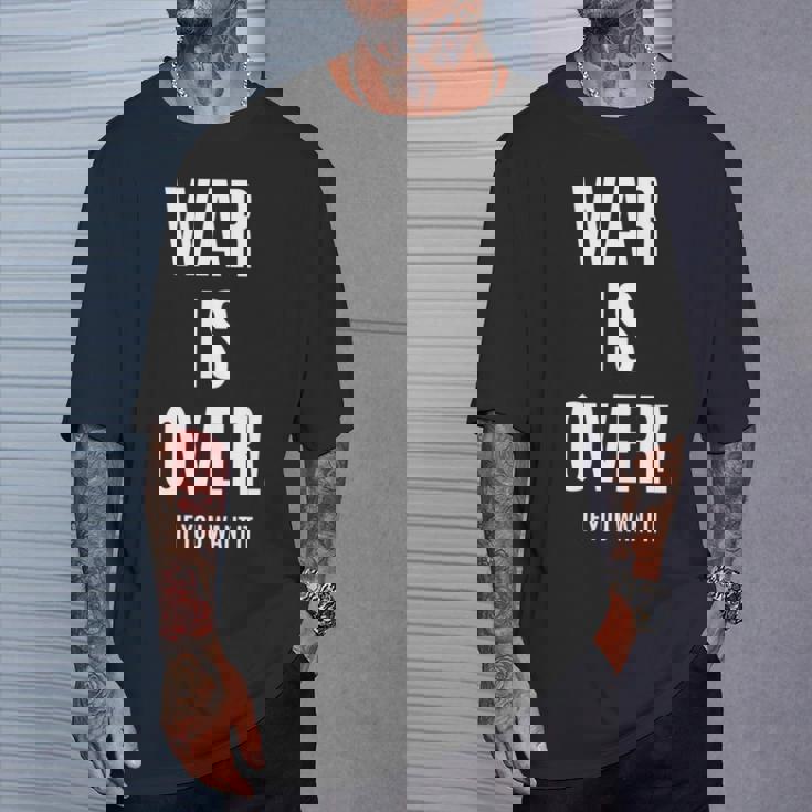 War Is Over If You Want It 長袖tシャツ Tシャツ 彼への贈り物