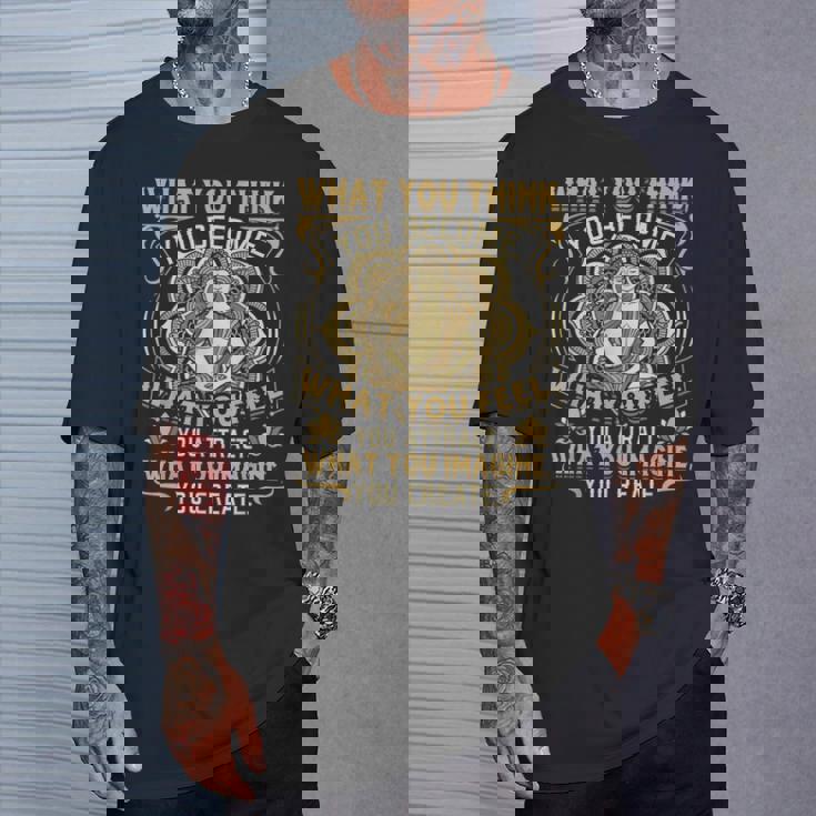 What You Think You Become ブッダシャツ ブッダtシャツ Tシャツ 彼への贈り物