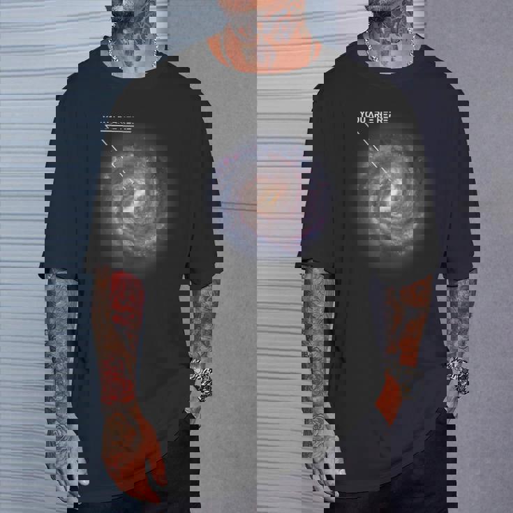 You Are Here 銀河 天文学 天の川 宇宙 サイファイ Tシャツ 彼への贈り物