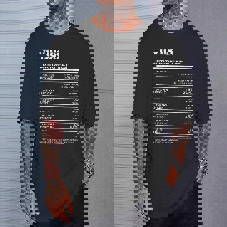 Yuuki 栄養成分表示 Tシャツ 彼への贈り物