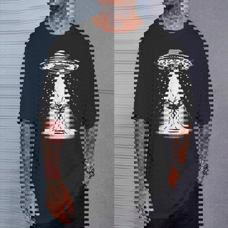 Zanzara Papà Mamma Amante Divertente Ufo Alieno Maglietta Regalos para él