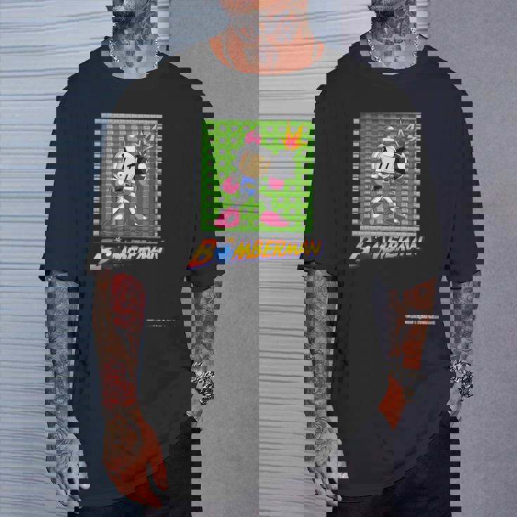 「ボンバーマン」白ボン（D） 長袖tシャツ Tシャツ 彼への贈り物