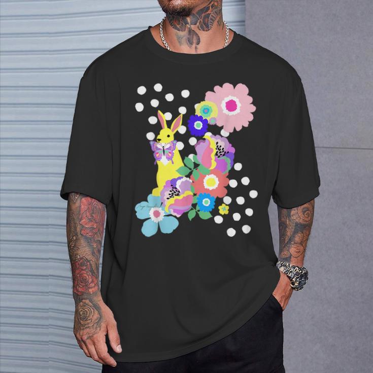うさぎ花 Tシャツ 彼への贈り物
